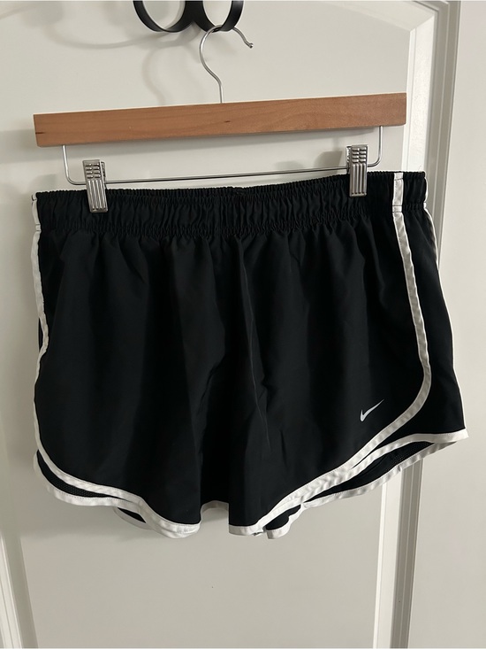 Nike Pants - Nike Women's Black Athletic Shorts with White Piping
